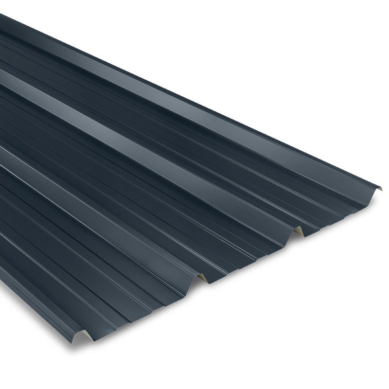 Tole Bac acier de couverture anthracite RAL 7016